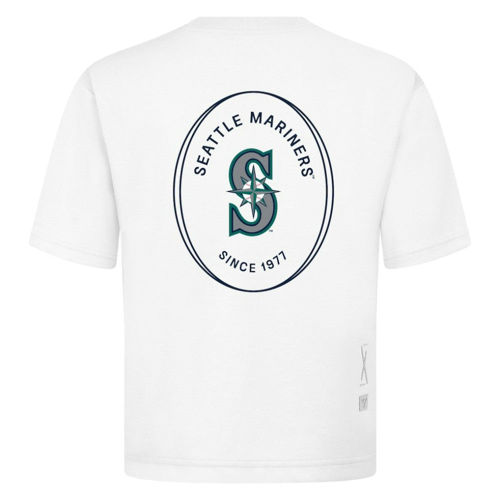 Seattle Mariners Levelwear Register Oversized Luxe Signature Knit T-Shirt Sale