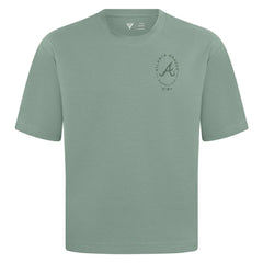 Atlanta Braves Levelwear Register Oversized Luxe Signature Knit T-Shirt Discount