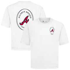 Atlanta Braves Levelwear Register Oversized Luxe Signature Knit T-Shirt Online