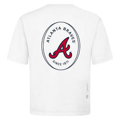 Atlanta Braves Levelwear Register Oversized Luxe Signature Knit T-Shirt Online