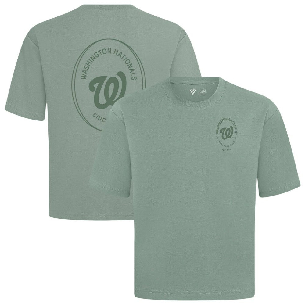 Washington Nationals Levelwear Register Oversized Luxe Signature Knit T-Shirt Near Me