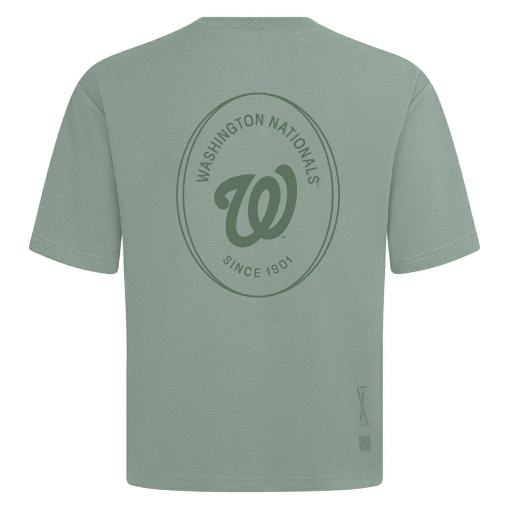 Washington Nationals Levelwear Register Oversized Luxe Signature Knit T-Shirt Near Me