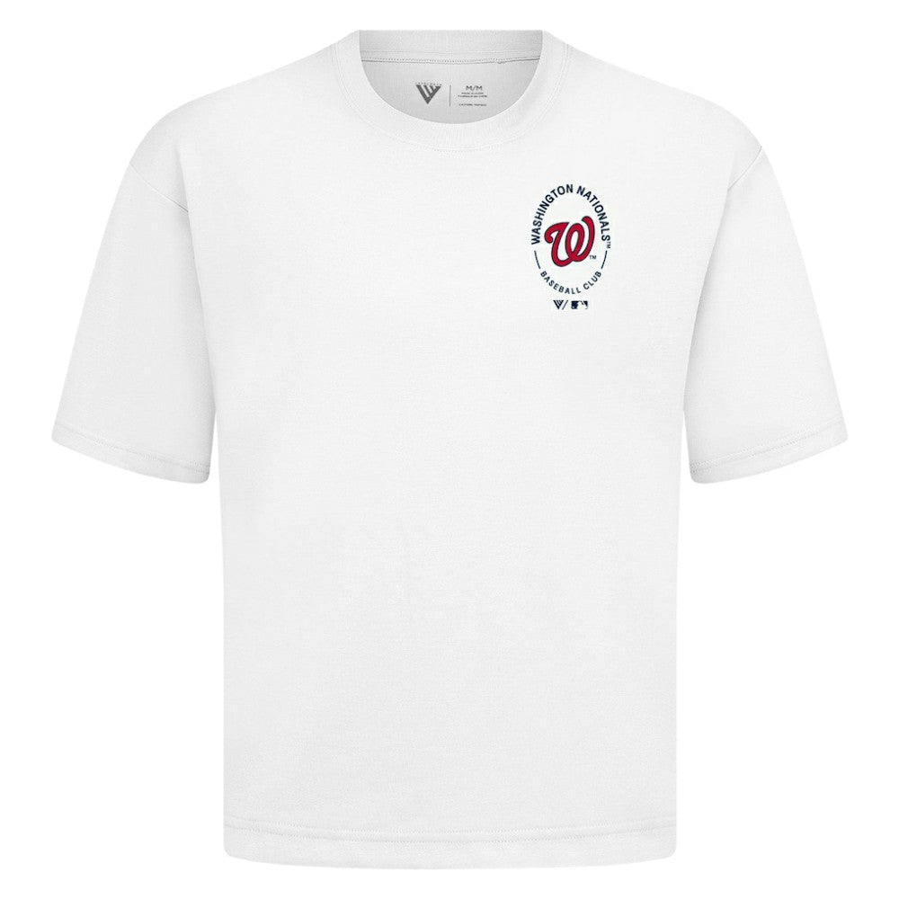 Washington Nationals Levelwear Register Oversized Luxe Signature Knit T-Shirt Sale