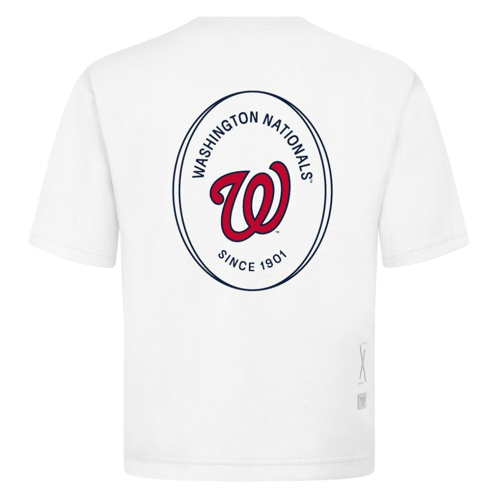 Washington Nationals Levelwear Register Oversized Luxe Signature Knit T-Shirt Sale