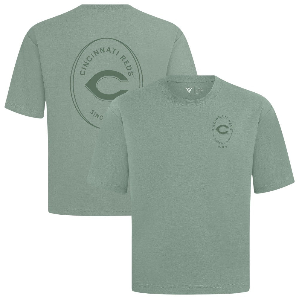 Cincinnati Reds Levelwear Register Oversized Luxe Signature Knit T-Shirt Near Me