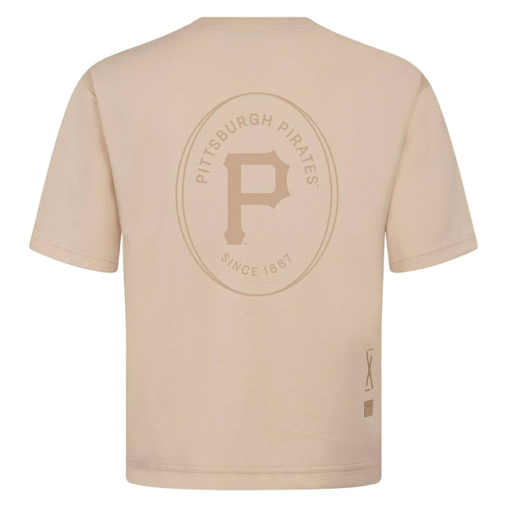 Pittsburgh Pirates Levelwear Register Oversized Luxe Signature Knit T-Shirt Near Me