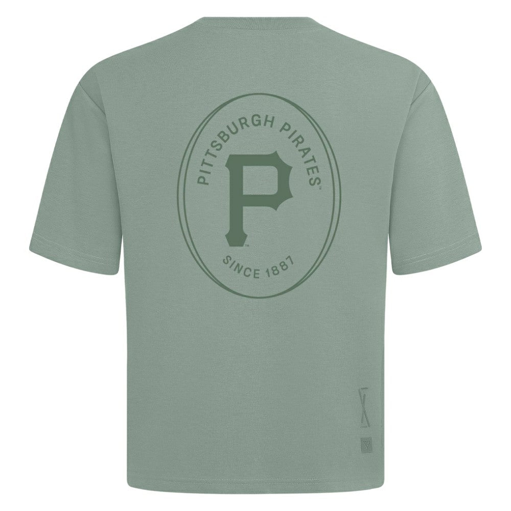 Pittsburgh Pirates Levelwear Register Oversized Luxe Signature Knit T-Shirt for sale