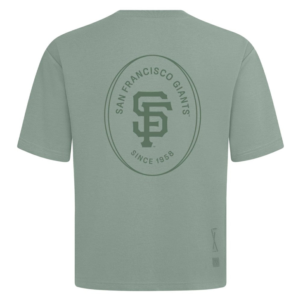 San Francisco Giants Levelwear Register Oversized Luxe Signature Knit T-Shirt Near Me