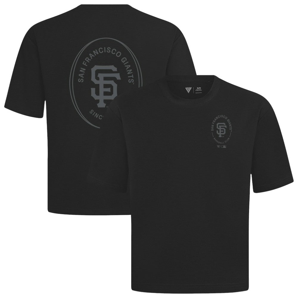 San Francisco Giants Levelwear Register Oversized Luxe Signature Knit T-Shirt Discount