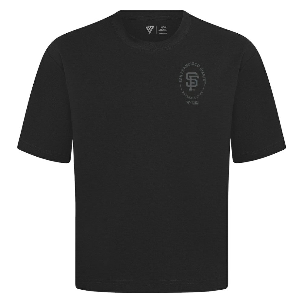 San Francisco Giants Levelwear Register Oversized Luxe Signature Knit T-Shirt Discount