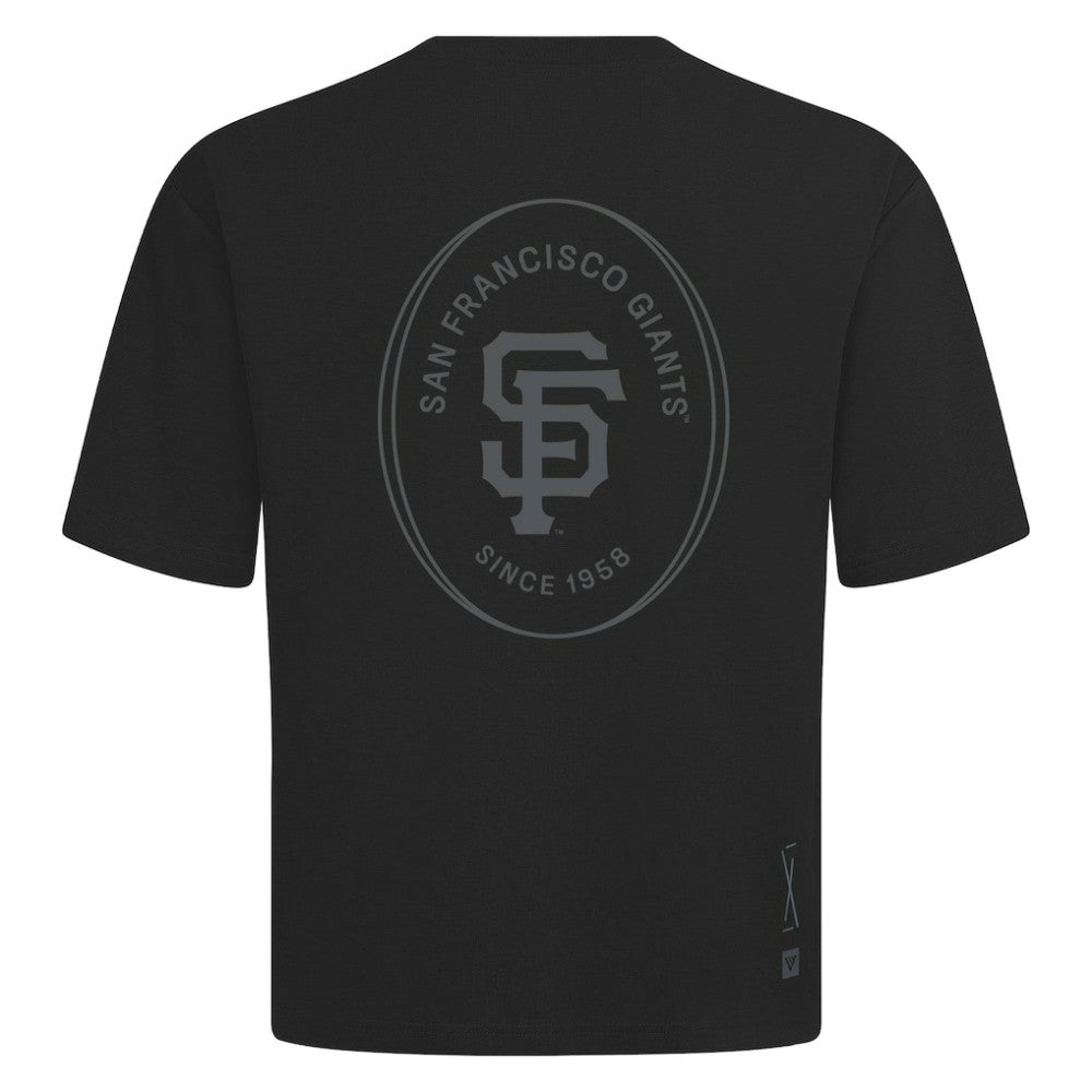 San Francisco Giants Levelwear Register Oversized Luxe Signature Knit T-Shirt Discount