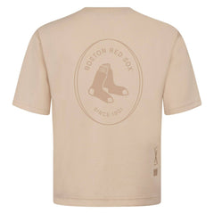 Boston Red Sox Levelwear Register Oversized Luxe Signature Knit T-Shirt Discount