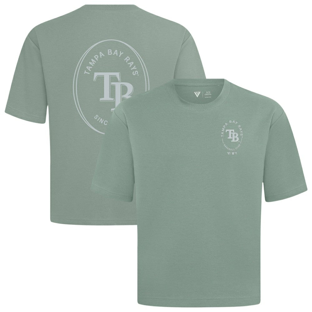 Tampa Bay Rays Levelwear Register Oversized Luxe Signature Knit T-Shirt for sale