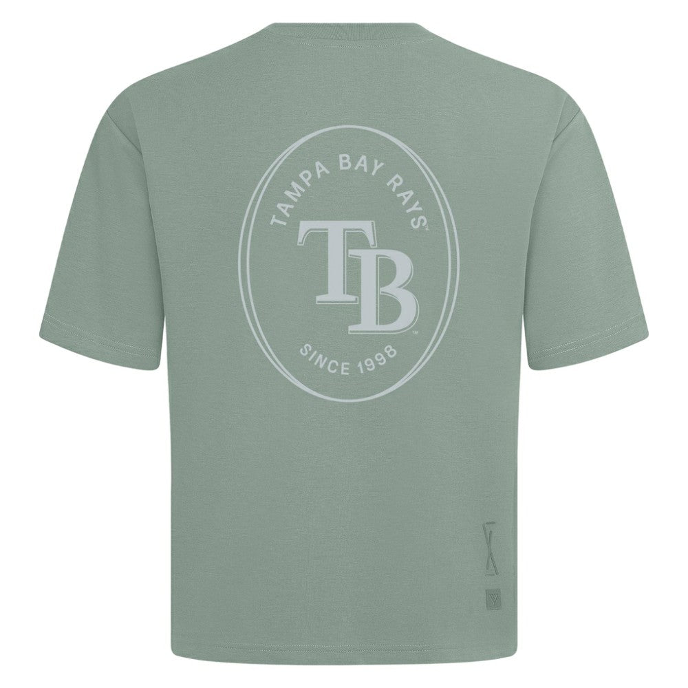 Tampa Bay Rays Levelwear Register Oversized Luxe Signature Knit T-Shirt for sale