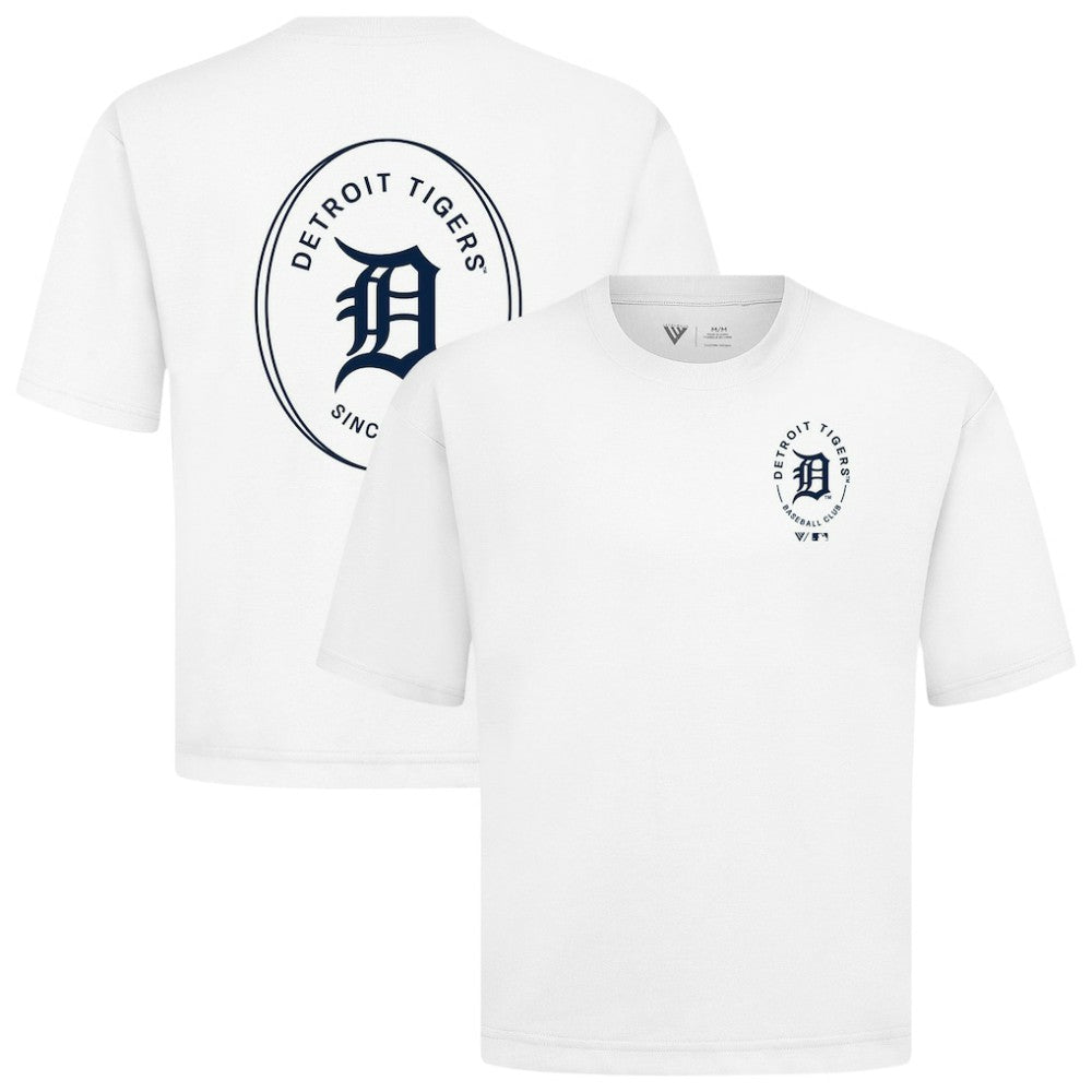 Detroit Tigers Levelwear Register Oversized Luxe Signature Knit T-Shirt Near Me