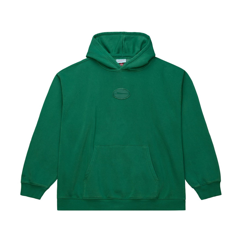 New York Jets Jets In London Downtown Collection Fleece Hoodie - Green - Mitchell & Ness