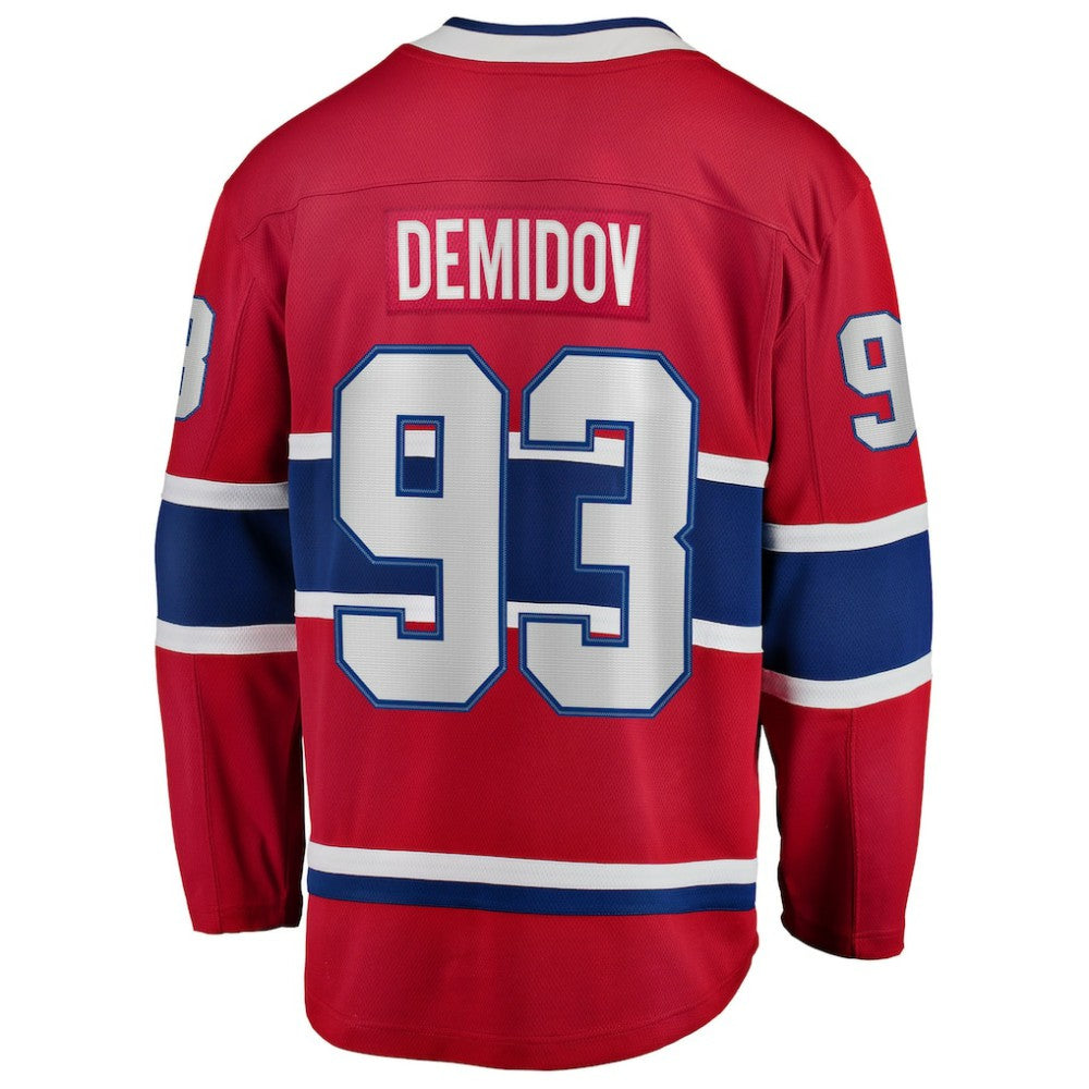 Ivan Demidov Montreal Canadiens Fanatics Home Breakaway Jersey - Red | Fanatics Lifestyle