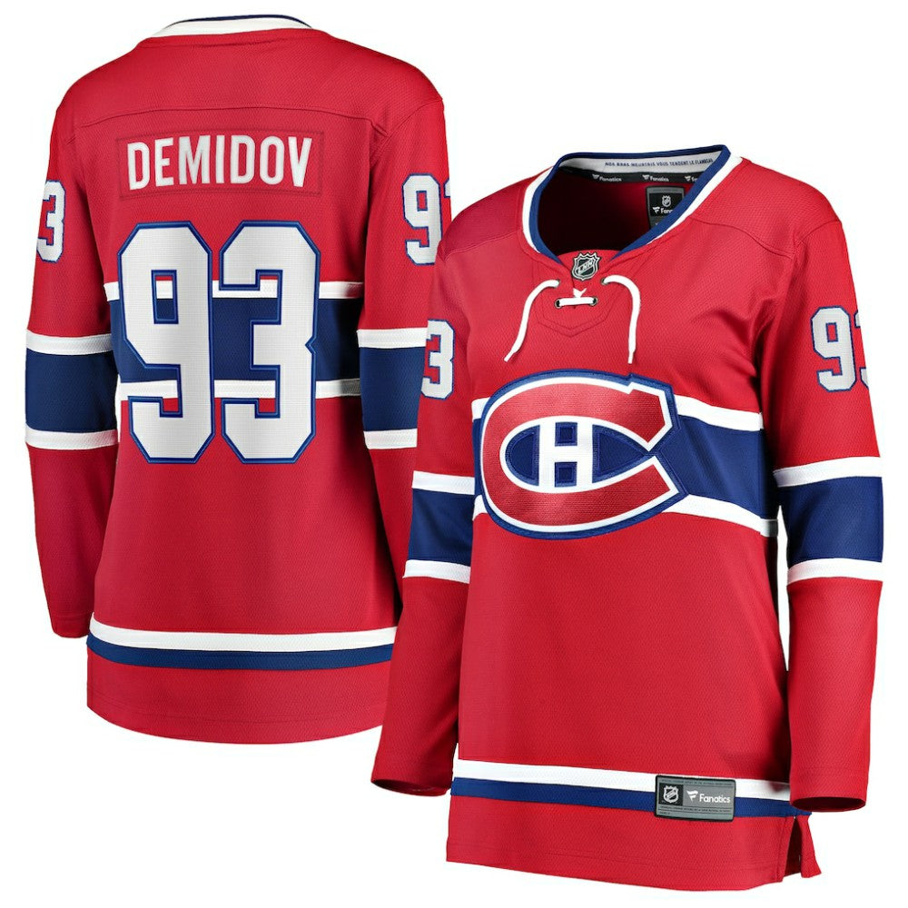 Ivan Demidov Montreal Canadiens Fanatics Women's Home Breakaway Player Jersey - Red | Fanatics discount