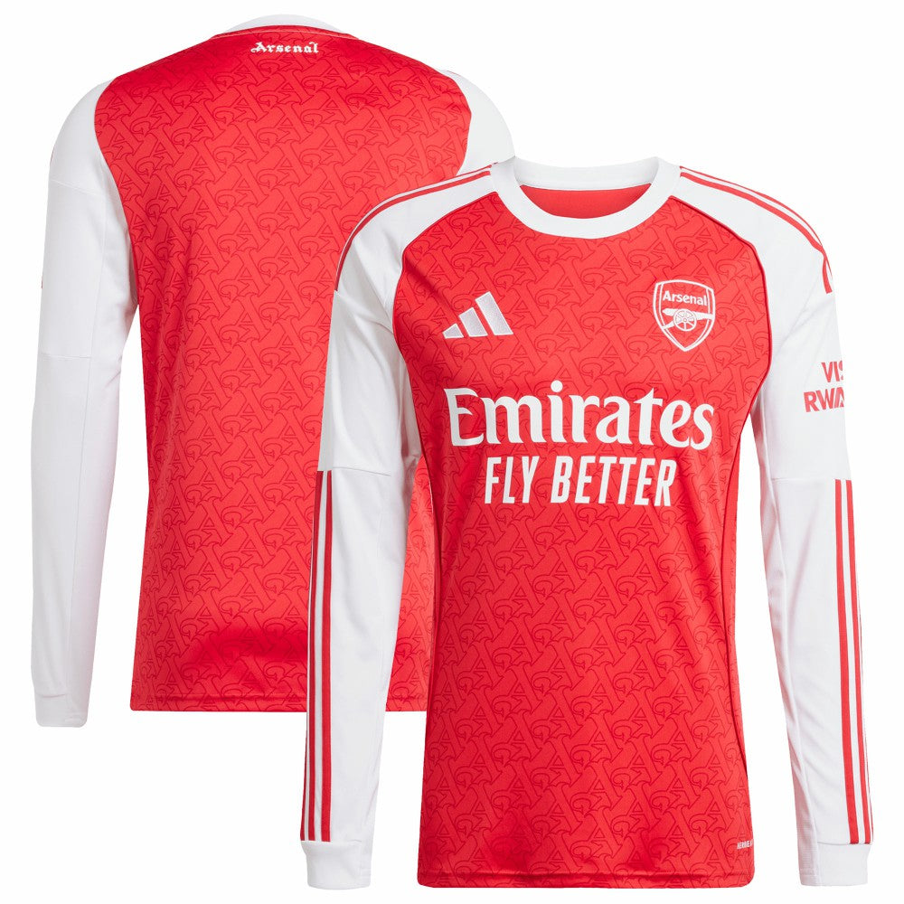 Adidas - Arsenal 2025/26 Home Replica Long Sleeve Jersey - Red