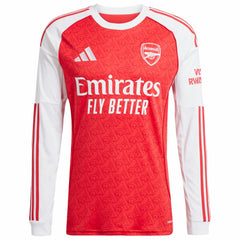Adidas - Arsenal 2025/26 Home Replica Long Sleeve Jersey - Red