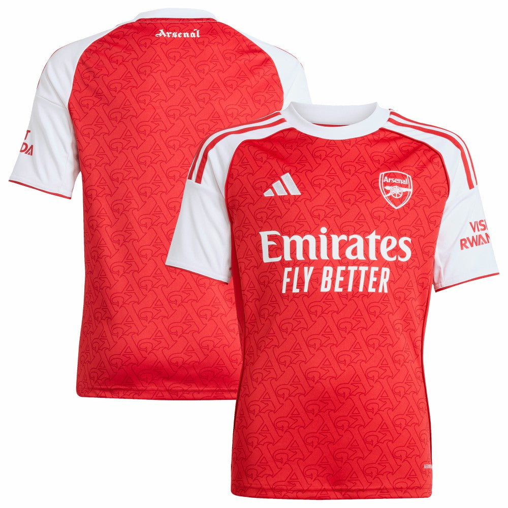 Adidas - Arsenal Youth 2025/26 Home Replica Jersey - Red