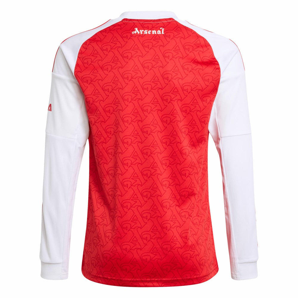 Adidas - Arsenal Youth 2025/26 Home Replica Long Sleeve Jersey - Red