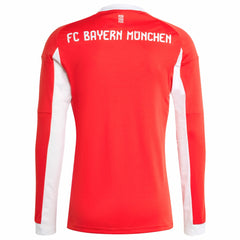 Adidas - Bayern Munich 2025/26 Home Replica Long Sleeve Jersey - Red