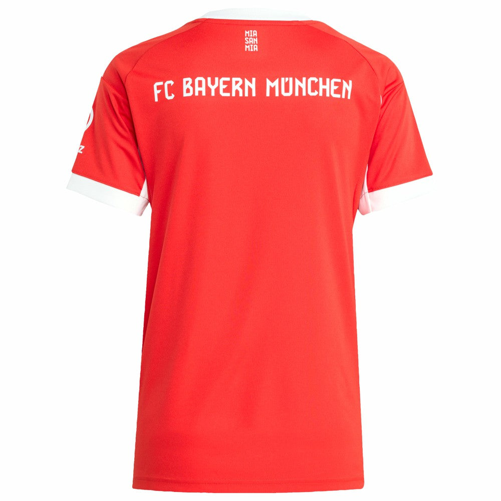 Adidas - Bayern Munich Women's 2025/26 Home Replica Jersey - Red