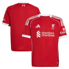 Adidas - Liverpool Youth 2025/26 Home Replica Jersey - Red