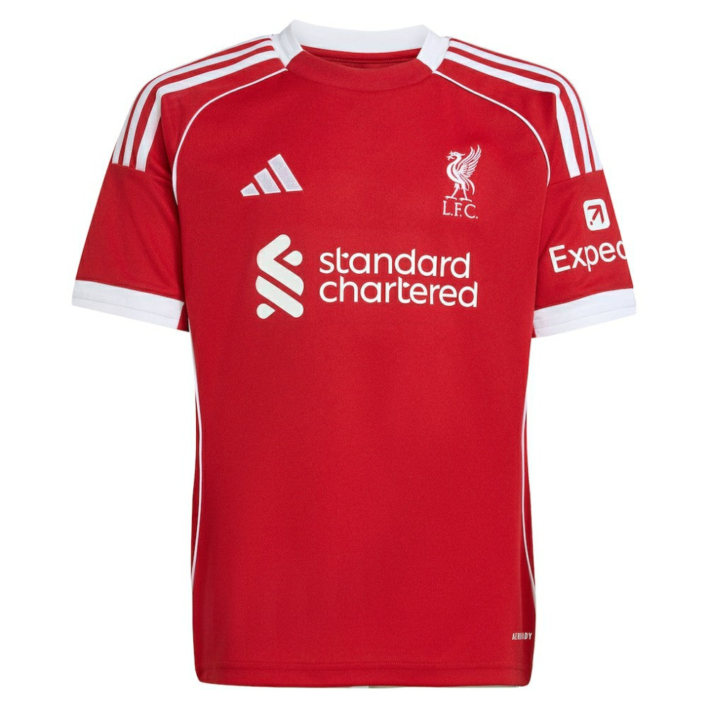 Adidas - Liverpool Youth 2025/26 Home Replica Jersey - Red