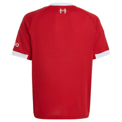 Adidas - Liverpool Youth 2025/26 Home Replica Jersey - Red