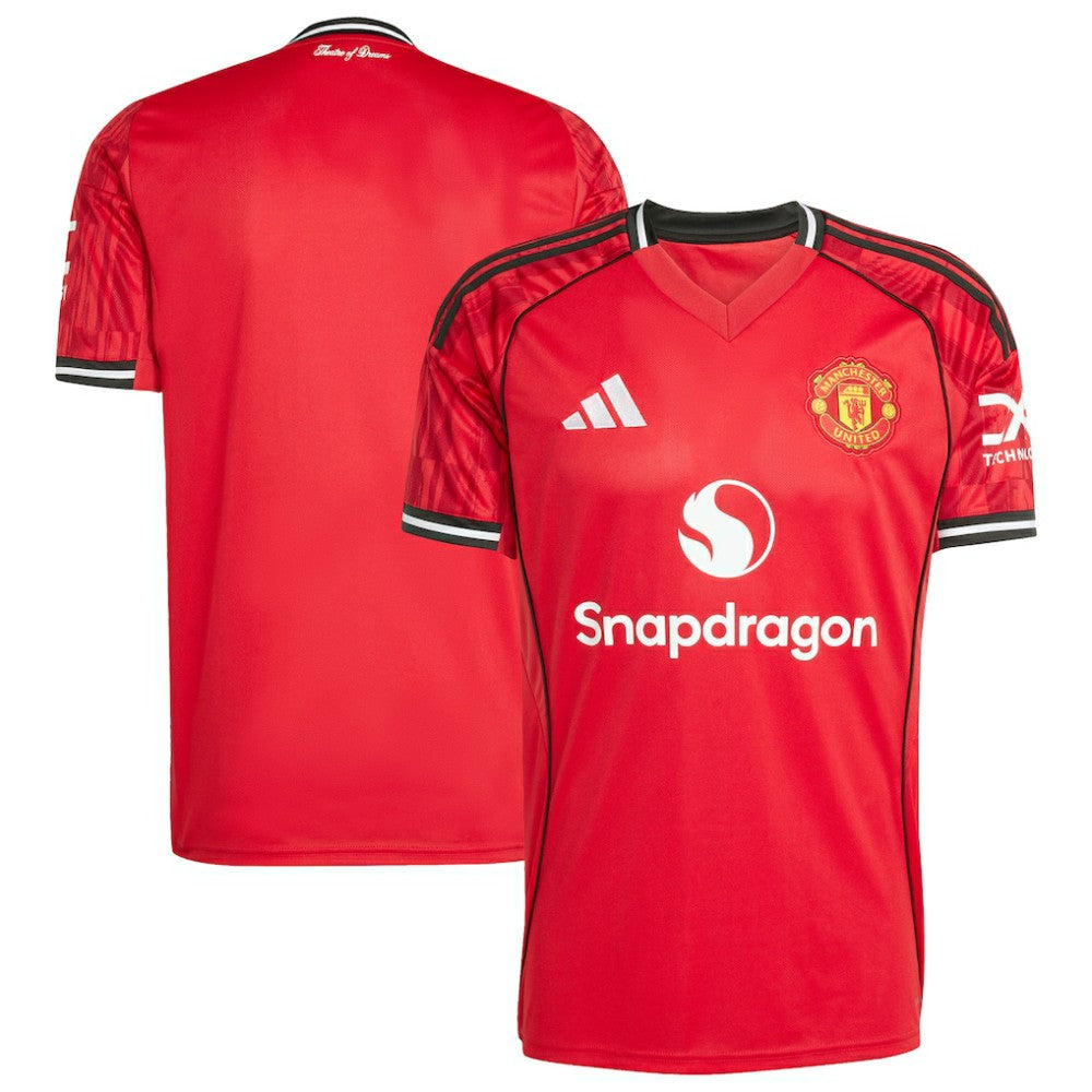 Adidas - Manchester United Home 2025/26 Replica Jersey - Red