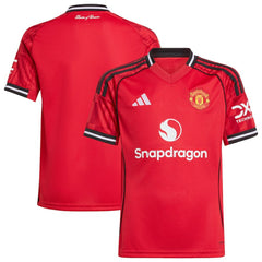 Adidas - Manchester United Youth Home 2025/26 Replica Jersey - Red