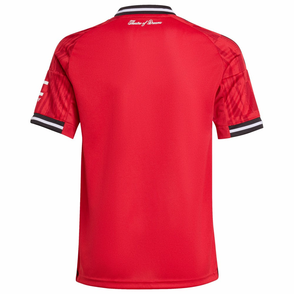 Adidas - Manchester United Youth Home 2025/26 Replica Jersey - Red