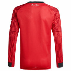Adidas - Manchester United Youth Home 2025/26 Replica Long Sleeve Jersey - Red