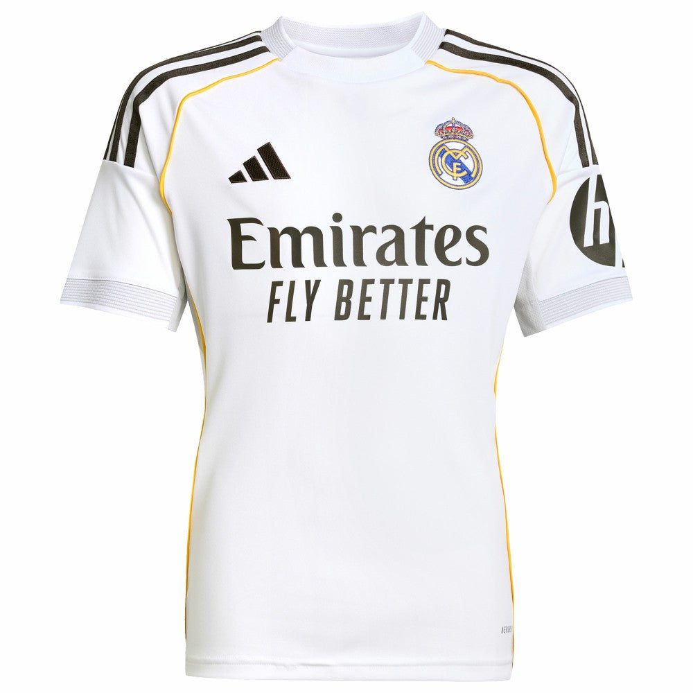 Adidas - Real Madrid Youth 2025/26 Home Replica Jersey - White