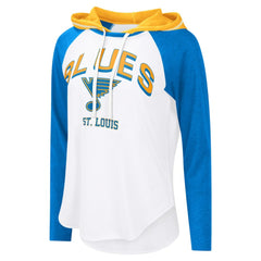 St. Louis Blues G-III 4Her by Carl Banks Women's MVP Hooded Long-Sleeve T-Shirt - White | NHL discount