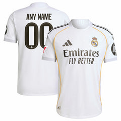 Adidas - Real Madrid 2025/26 Home Custom Jersey - White