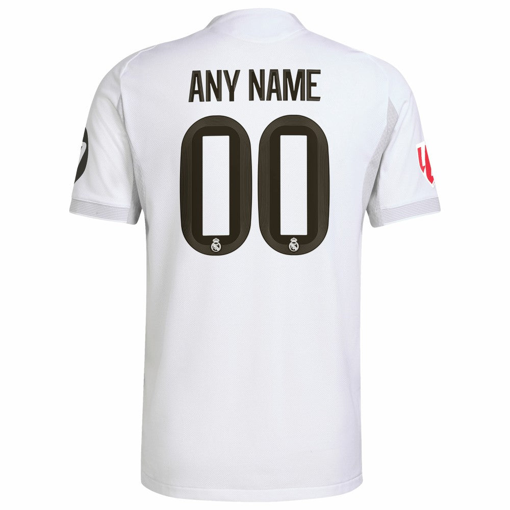 Adidas - Real Madrid 2025/26 Home Custom Jersey - White