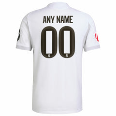 Adidas - Real Madrid 2025/26 Home Custom Jersey - White