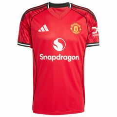 Adidas - Manchester United Home 2025/26 Custom Replica Jersey - Red