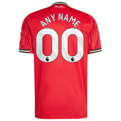 Adidas - Manchester United Home 2025/26 Custom Replica Jersey - Red