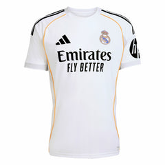 Adidas - Real Madrid 2025/26 Home Replica Custom Jersey - White