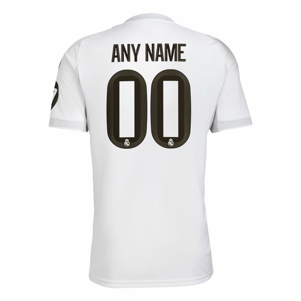 Adidas - Real Madrid 2025/26 Home Replica Custom Jersey - White