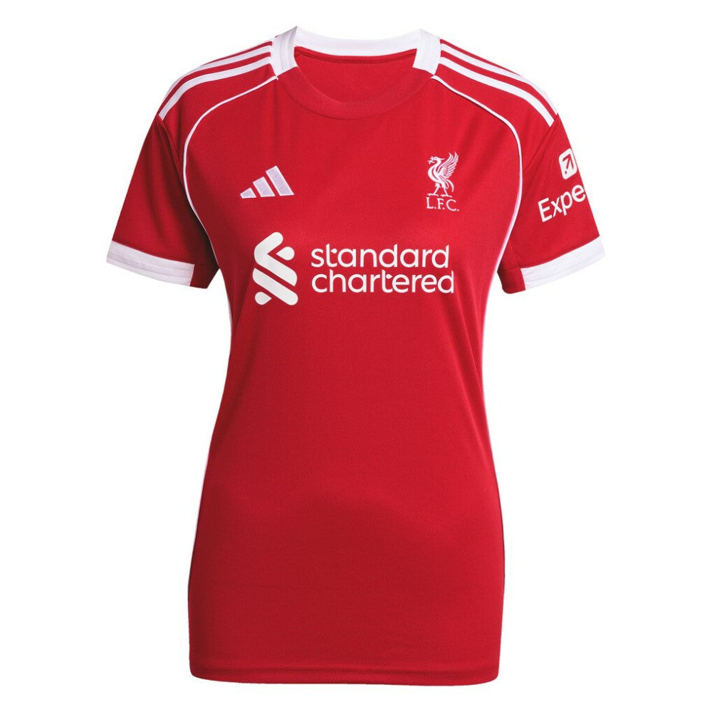 Adidas - Liverpool Women's 2025/26 Home Custom Replica Jersey - Red