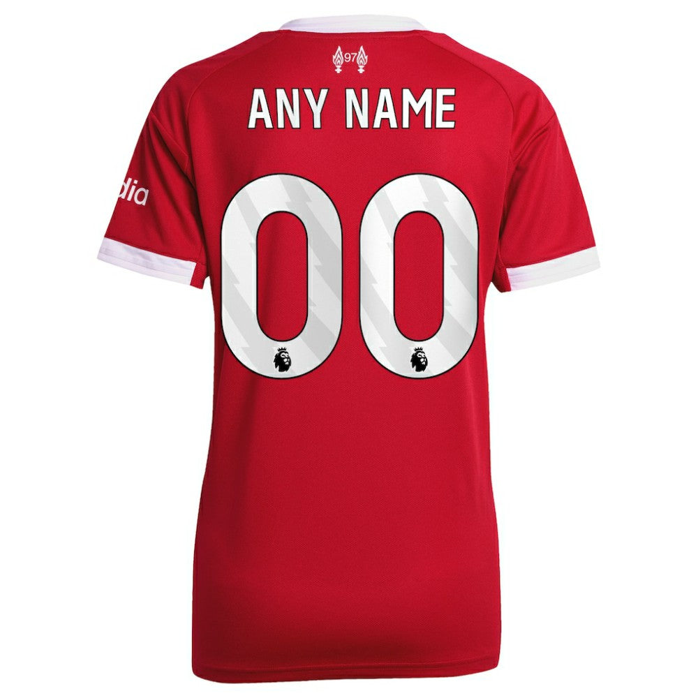 Adidas - Liverpool Women's 2025/26 Home Custom Replica Jersey - Red