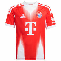Adidas - Bayern Munich Youth 2025/26 Home Replica Custom Jersey - Red