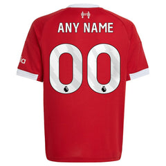 Adidas - Liverpool Youth 2025/26 Home Custom Replica Jersey - Red