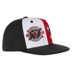 Mitchell & Ness Chicago Bulls Youth 20th Anniversary Duo Front Snapback Hat Black