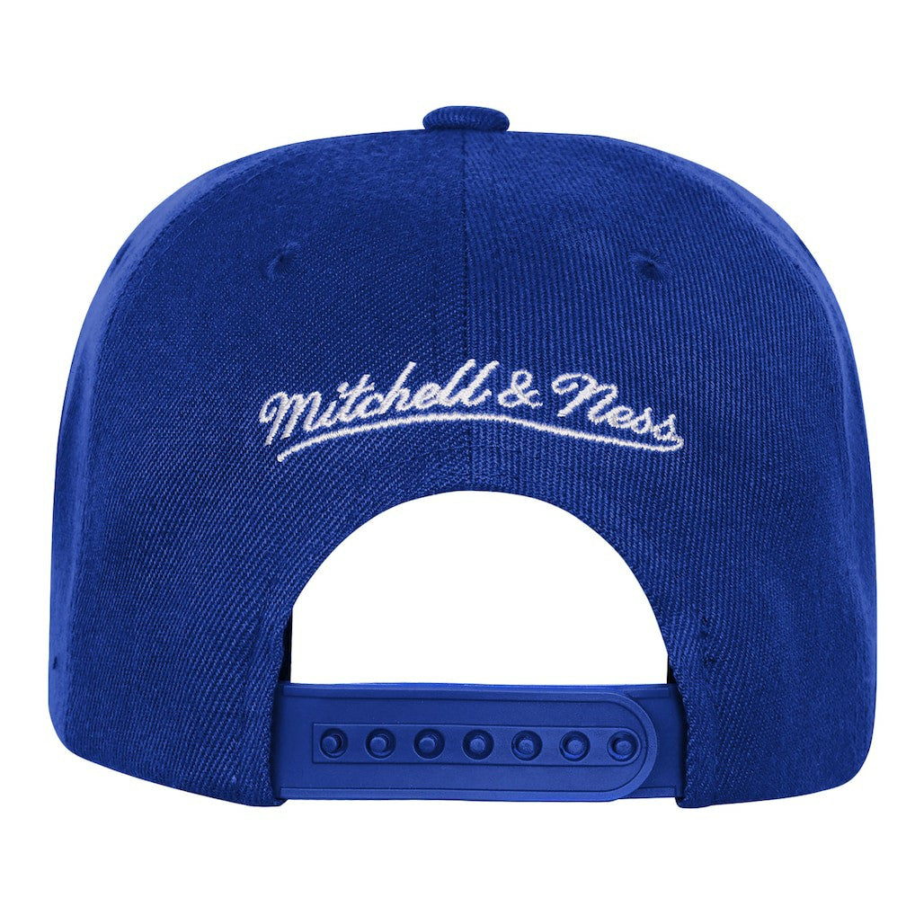 Mitchell & Ness New York Knicks Youth 50th Anniversary Duo Front Snapback Hat Blue
